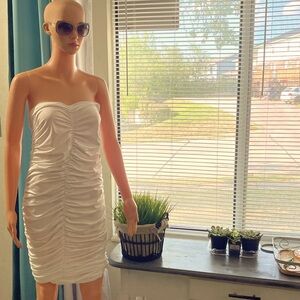 Strapless club dress